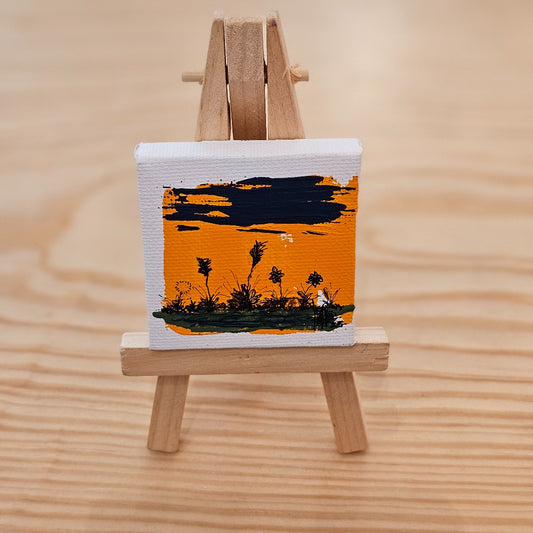 Mini Original Canvas and Easel | Landscape #2 | JWP Art|52