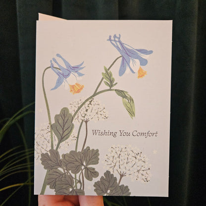 Wishing You Comfort Sympathy Card|232