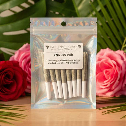 Pack of PMU needles with pink and red roses and green leaves in the background