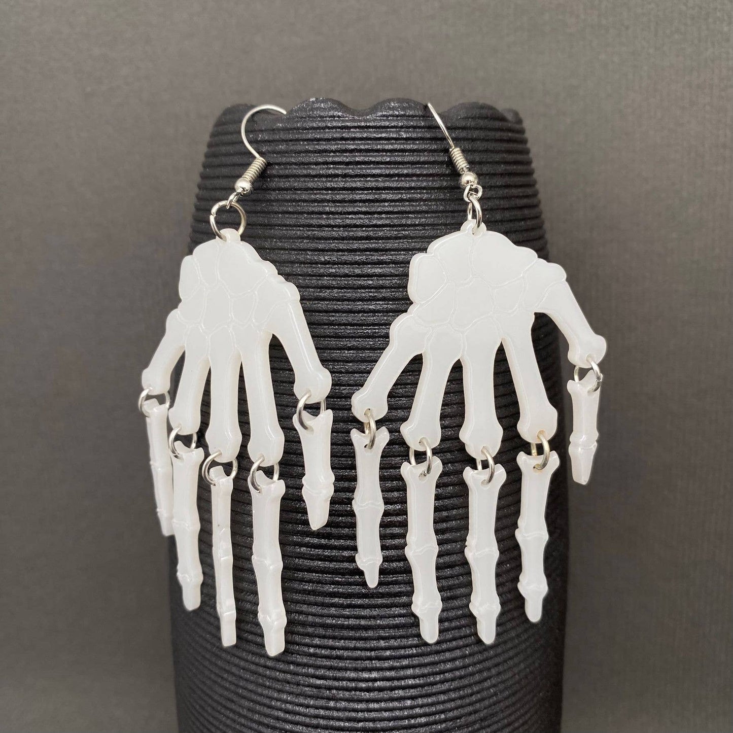 Skeleton Hand Dangle Earrings