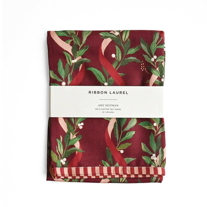 Ribbon Laurel Towel