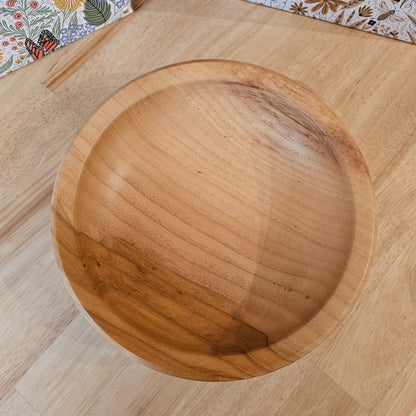 Wood Bowl | Two Tone Pecan by Mike Ilkiw | Bowls for Breasts, Springfield MO, The Local Bevy, shop small, shop local