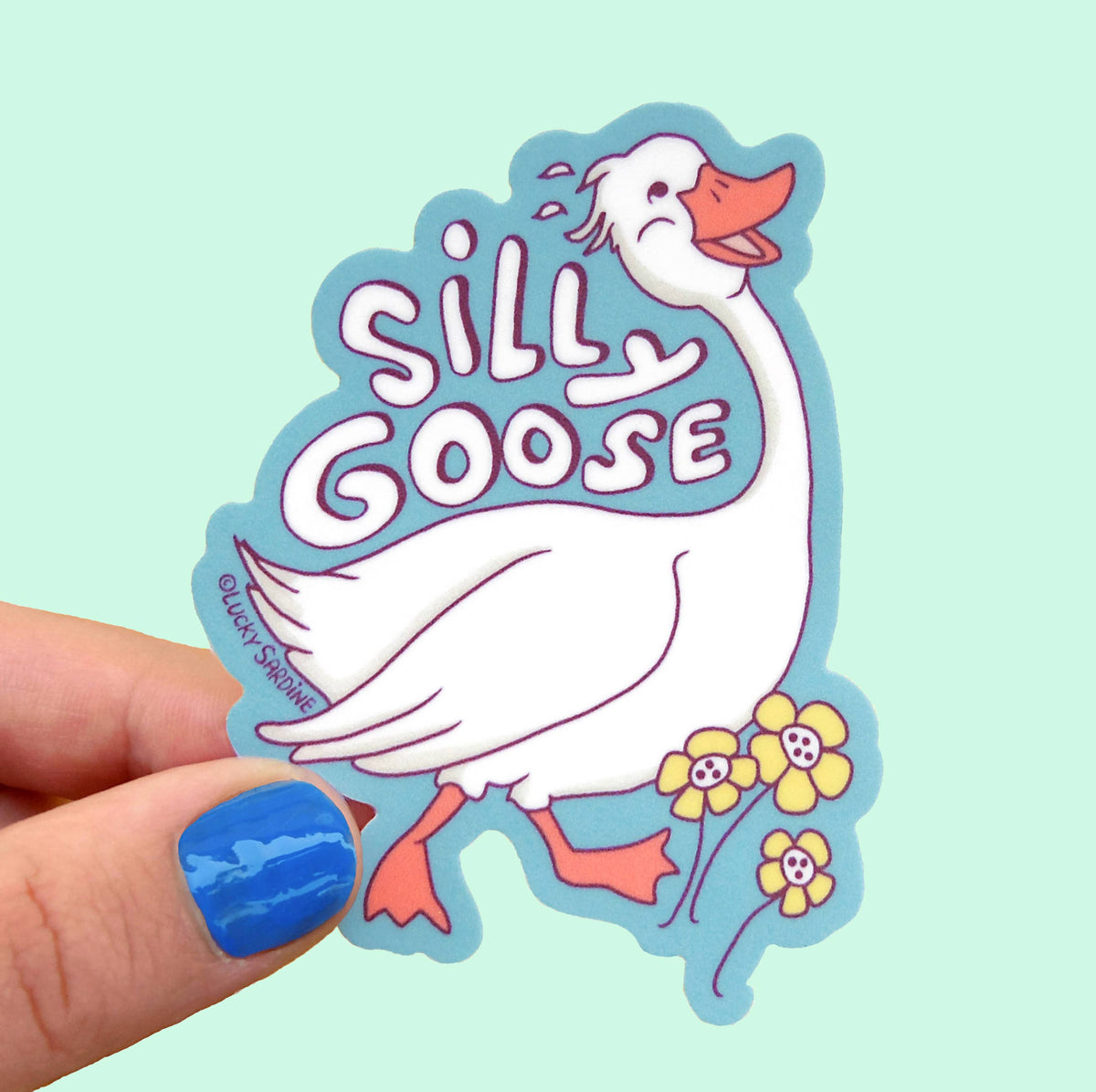 Silly Goose Vinyl Sticker