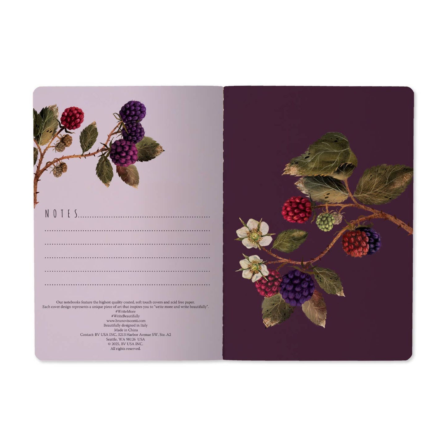 Wild Blackberry Notebook