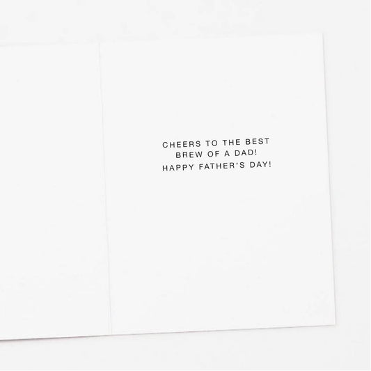 Best Dad on Tap Father's Day Card