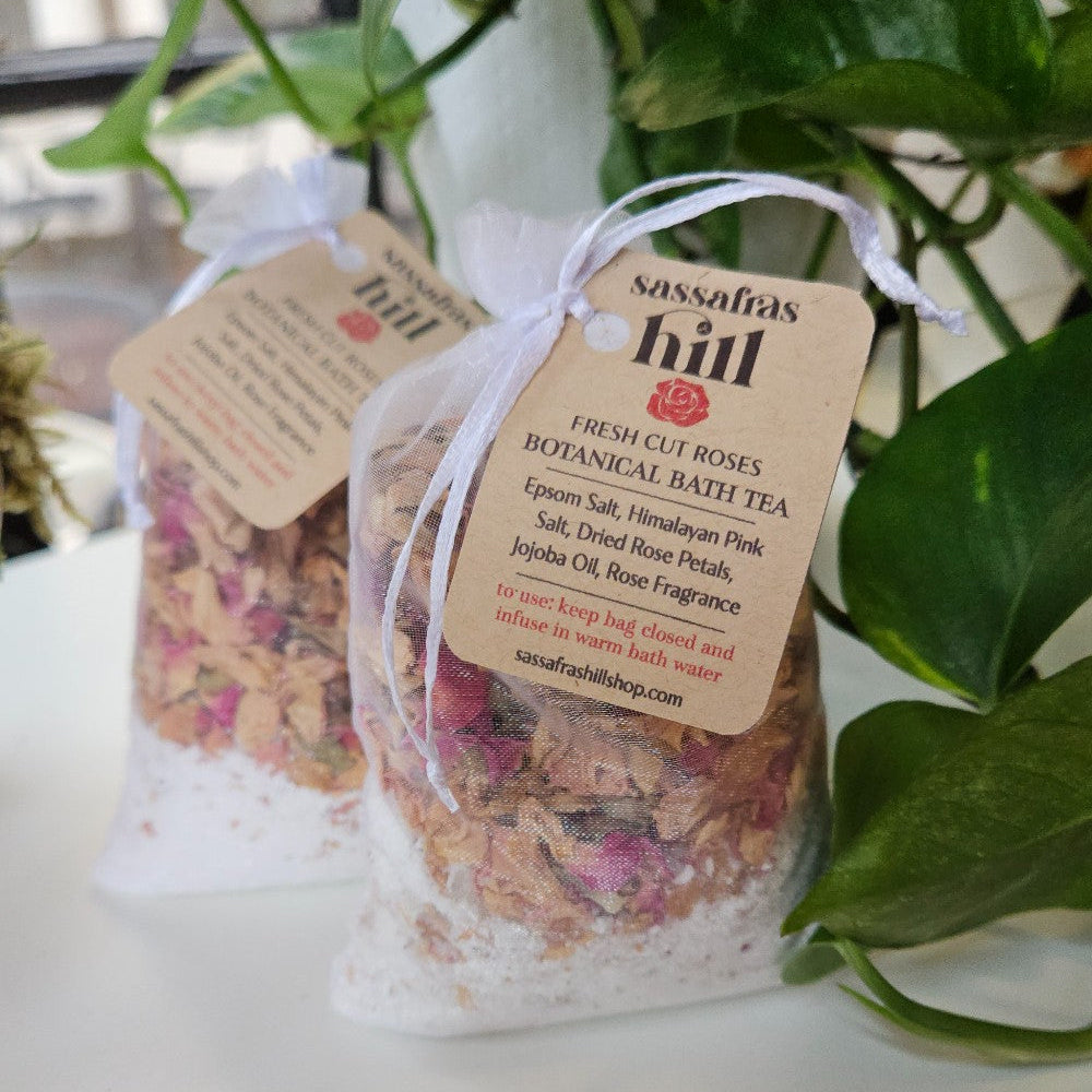 Bath Tea | Fresh Cut Roses | Sassafras Hill | 10|177
