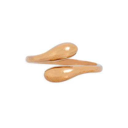 Bronze Teardrop Ring