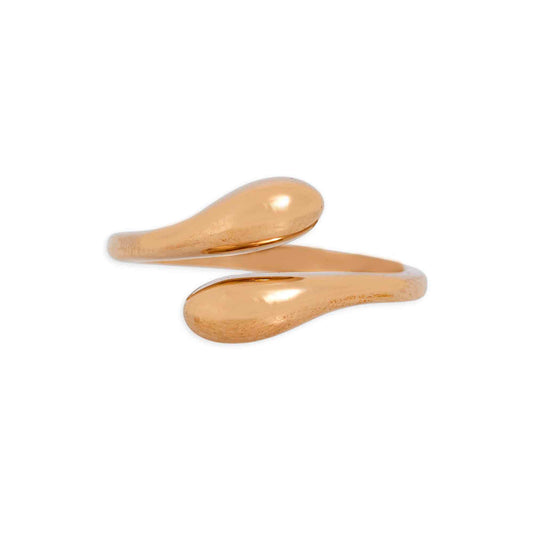 Bronze Teardrop Ring