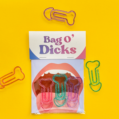 Bag O' Dick Cockclips : Cotton Candy