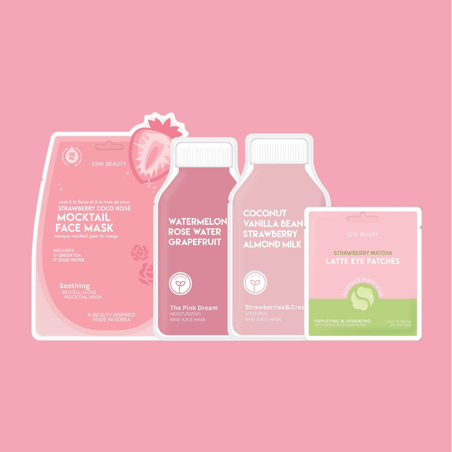 Strawberry Sweets Skincare Treats Set