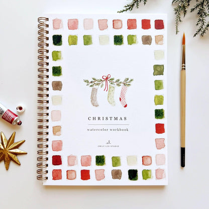 Christmas  Watercolor Workbook