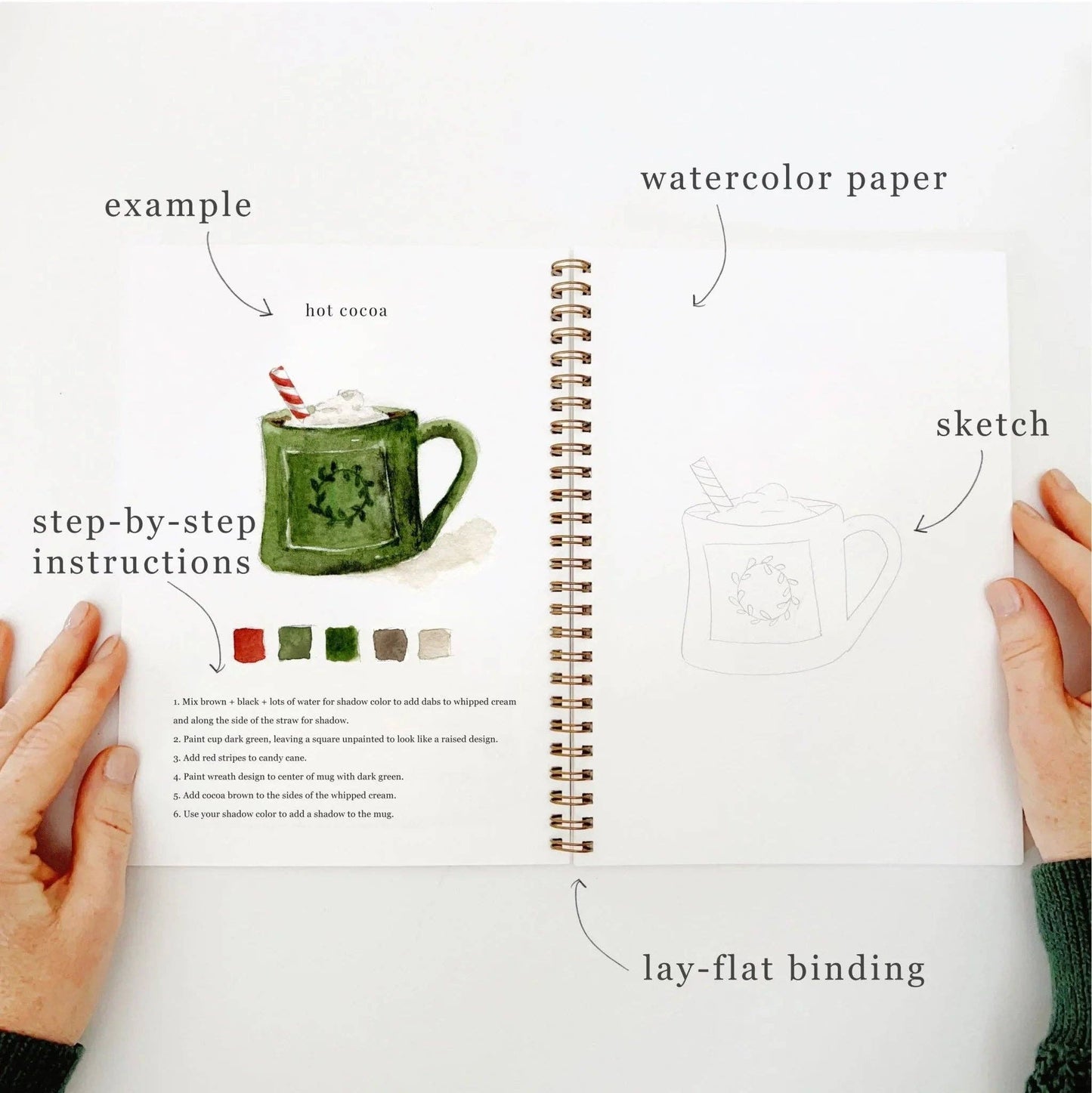 Christmas  Watercolor Workbook