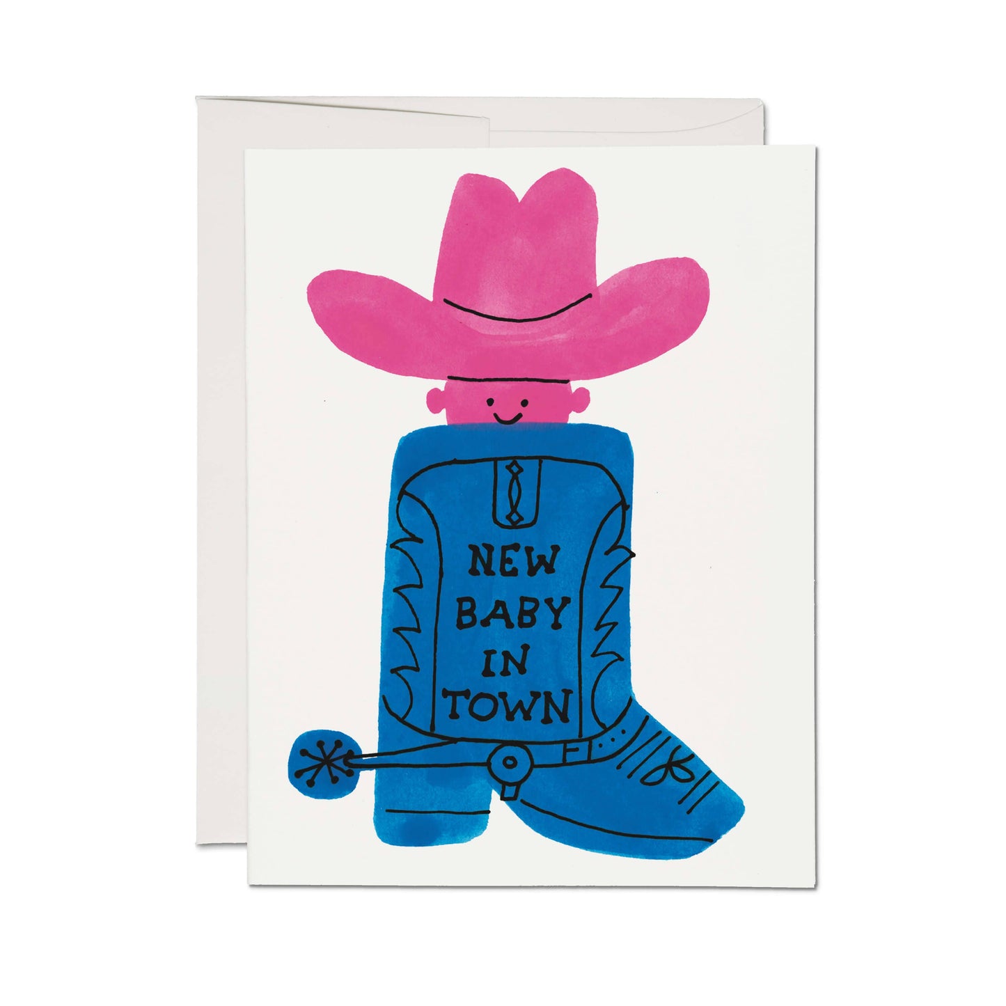Baby in Boot Card