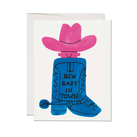Baby in Boot Card