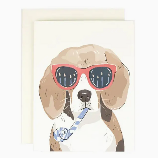 Beagle Birthday Greeting Card|252