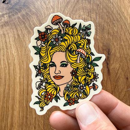 Dolly Flowers Hair Sticker