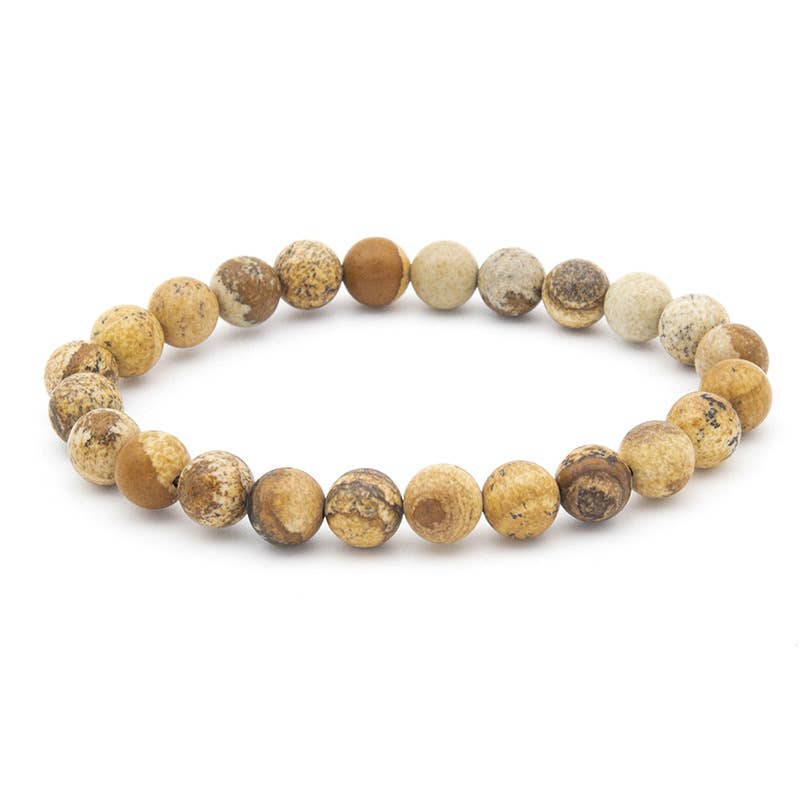 Picture Jasper Bracelet | 8mm