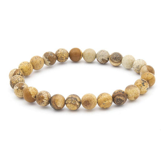 Picture Jasper Bracelet | 8mm
