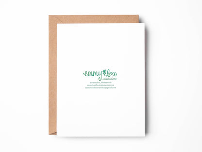 Strawberry Birthday Cake | Blank Card