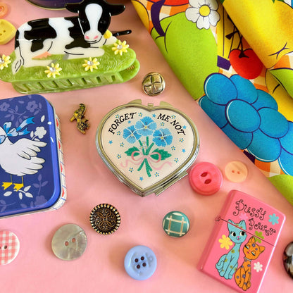 Forget Me Not Heart Pill Case