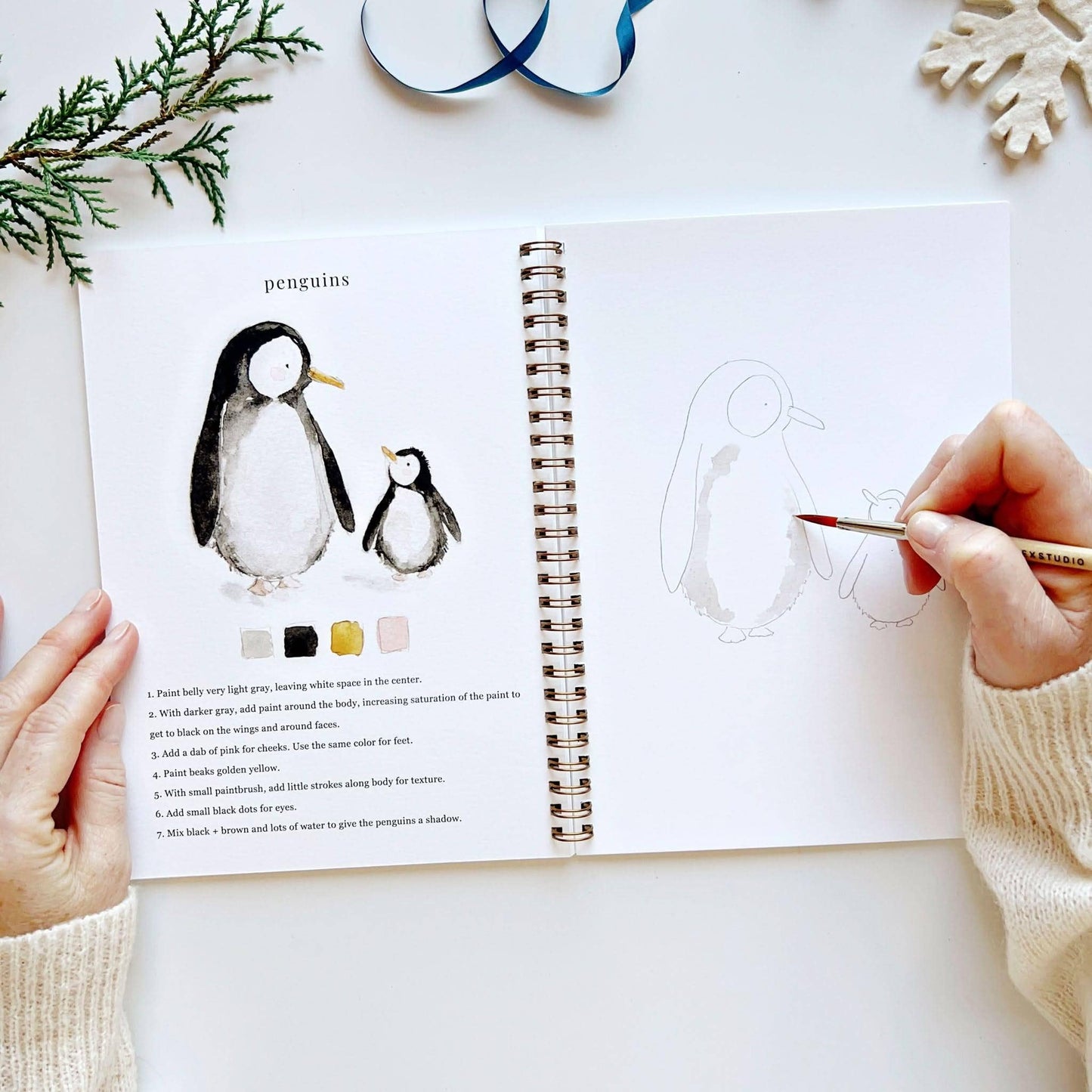 Winter  Watercolor Workbook