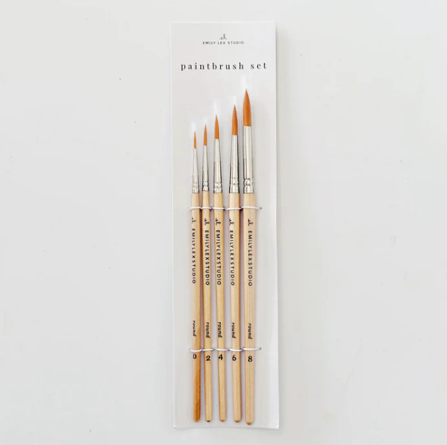 Watercolor Round Brush Set of 5|271