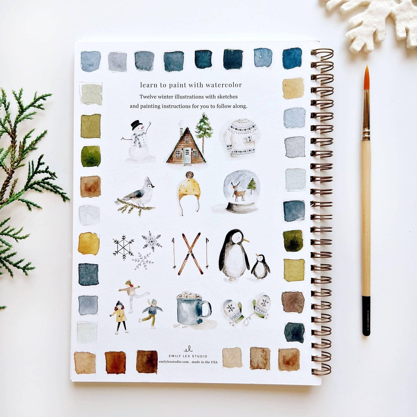 Winter  Watercolor Workbook