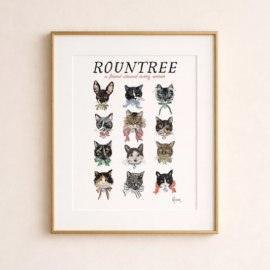 Cats of Rountree Fine Art Print