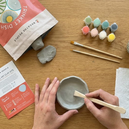 Trinket Dish DIY Air Dry Clay Kit