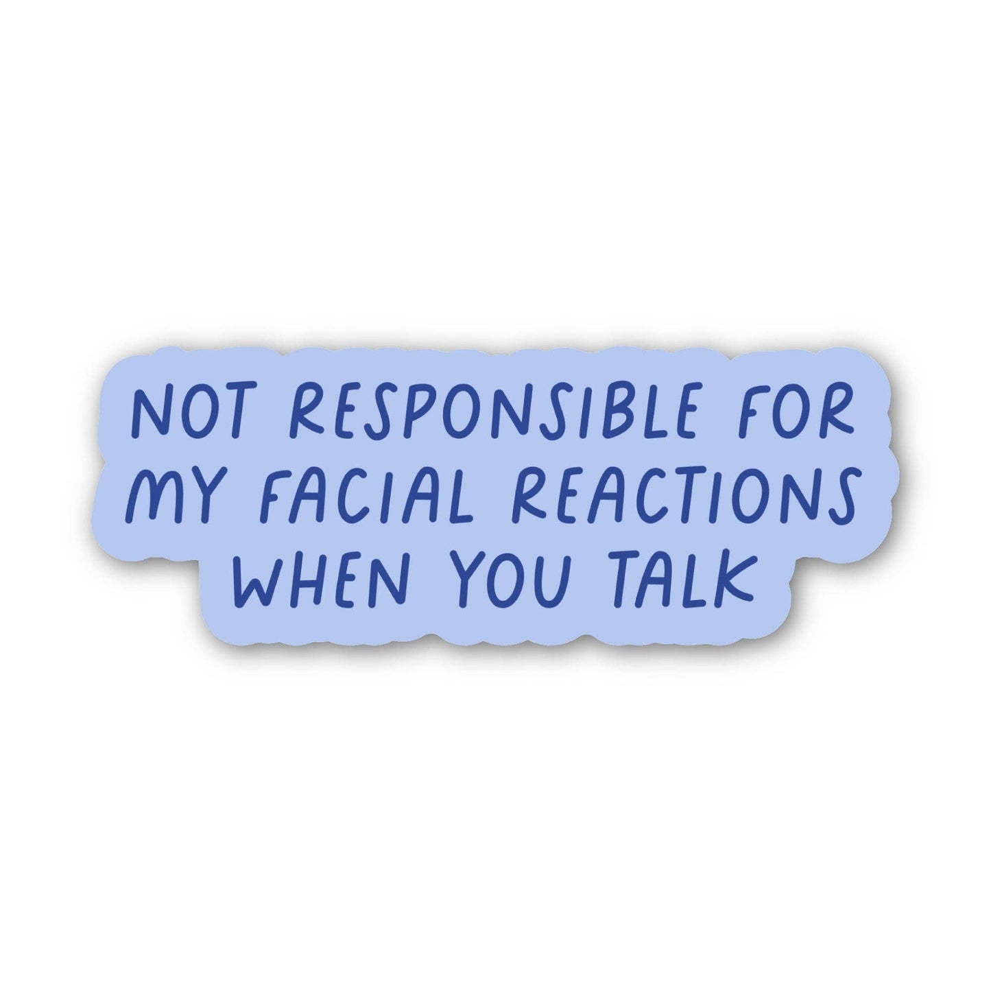 Facial Reactions Snarky Sticker