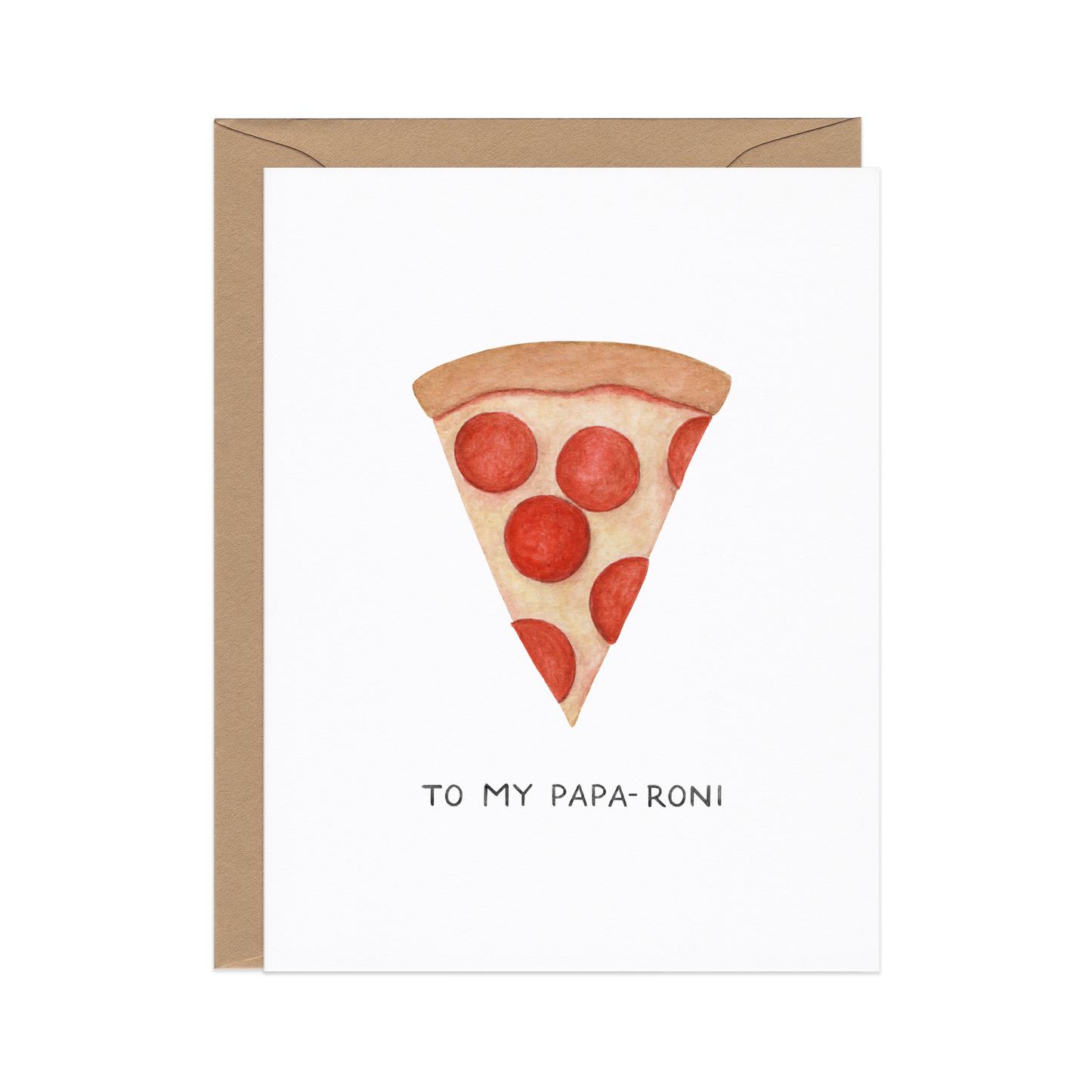 To My Papa-roni Card