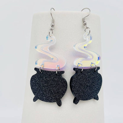 Smoky Cauldron Earrings