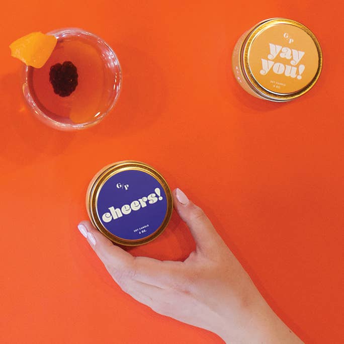Cheers! Candle Tin