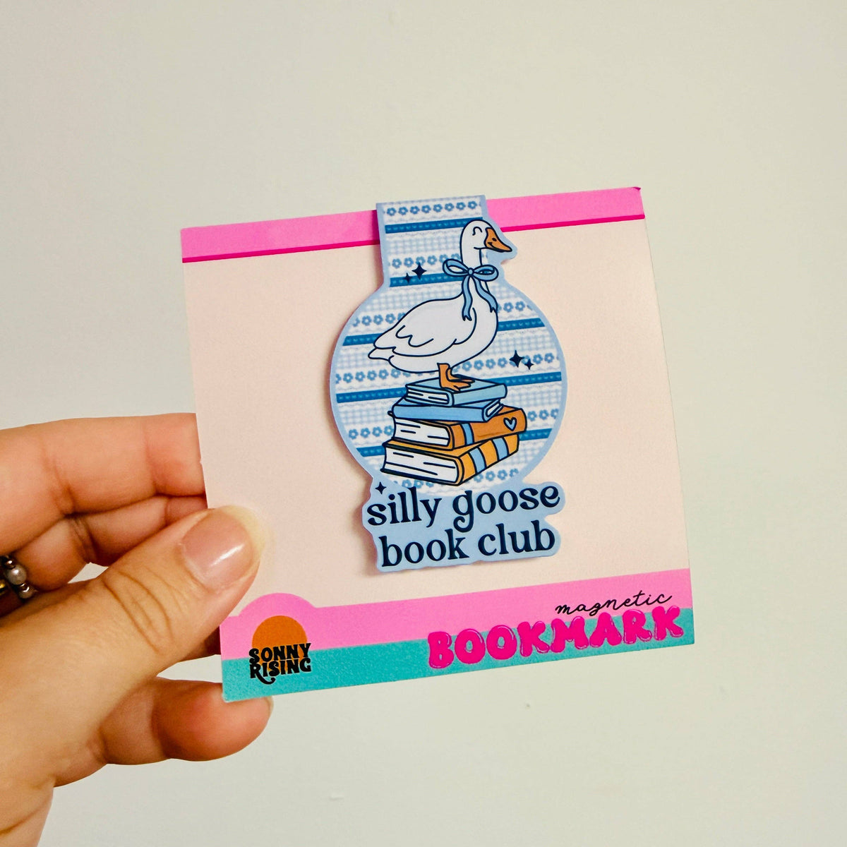Silly Goose Book Club Magnetic Bookmark