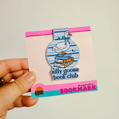 Silly Goose Book Club Magnetic Bookmark