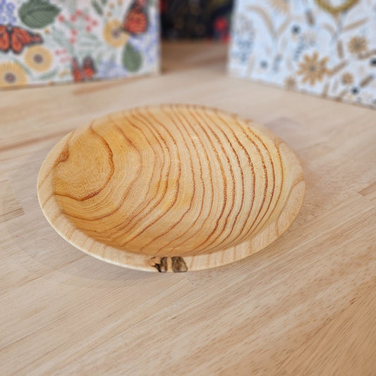 Wood Bowl | Ash Dyed Orange, bowls for breasts, mike ilkiw, the local bevy, shop local, springfield MO
