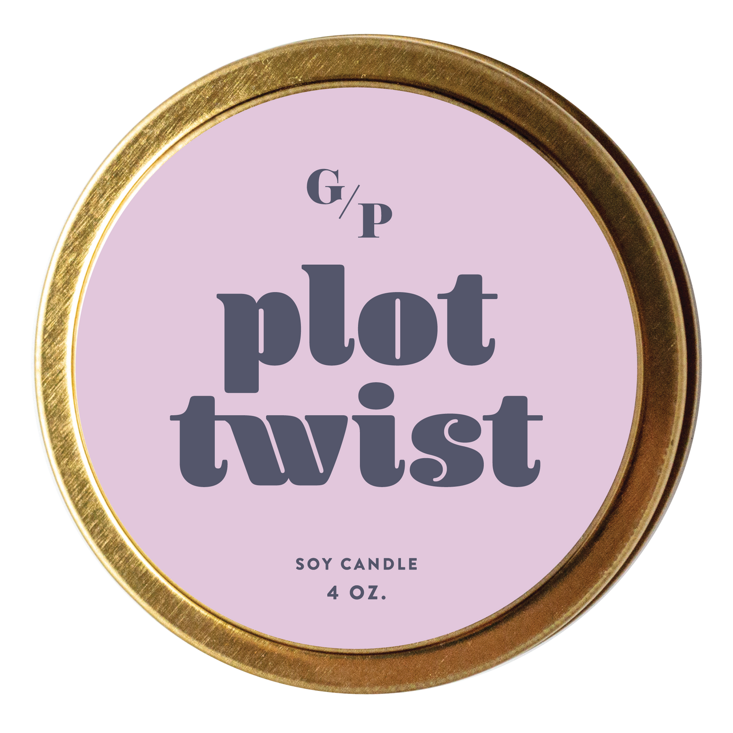 Plot Twist Candle Tin