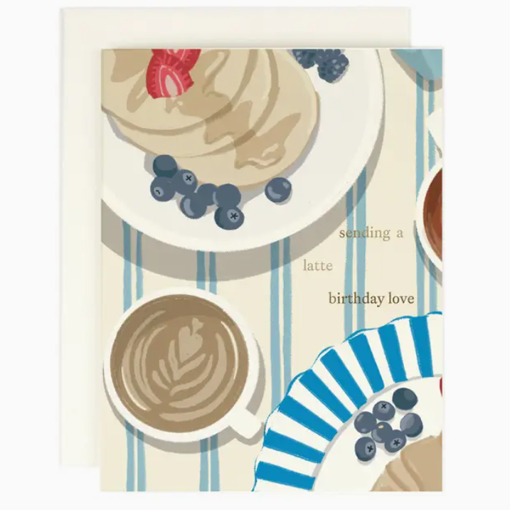 Latte Birthday Card|256