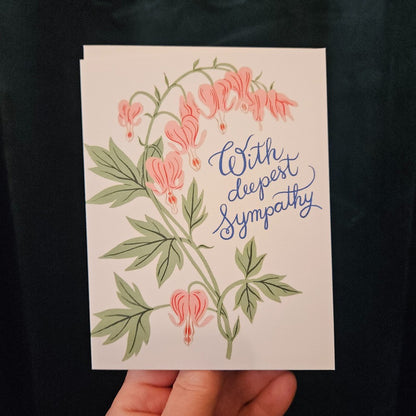 With Deepest Sympathy Bleeding Heart|236