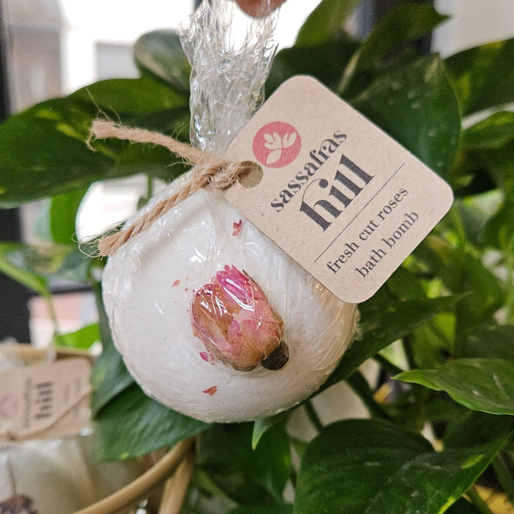 Bath Bomb | Fresh Cut Roses | Sassafras Hill | 7|175