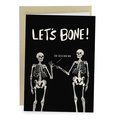 Let's Bone Love Card