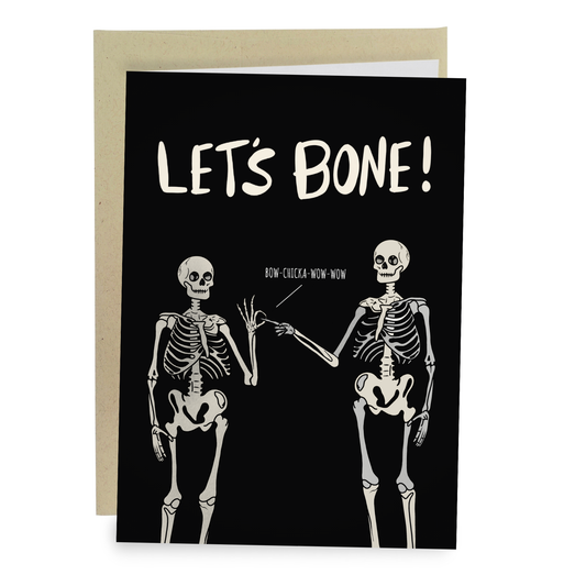 Let's Bone Love Card