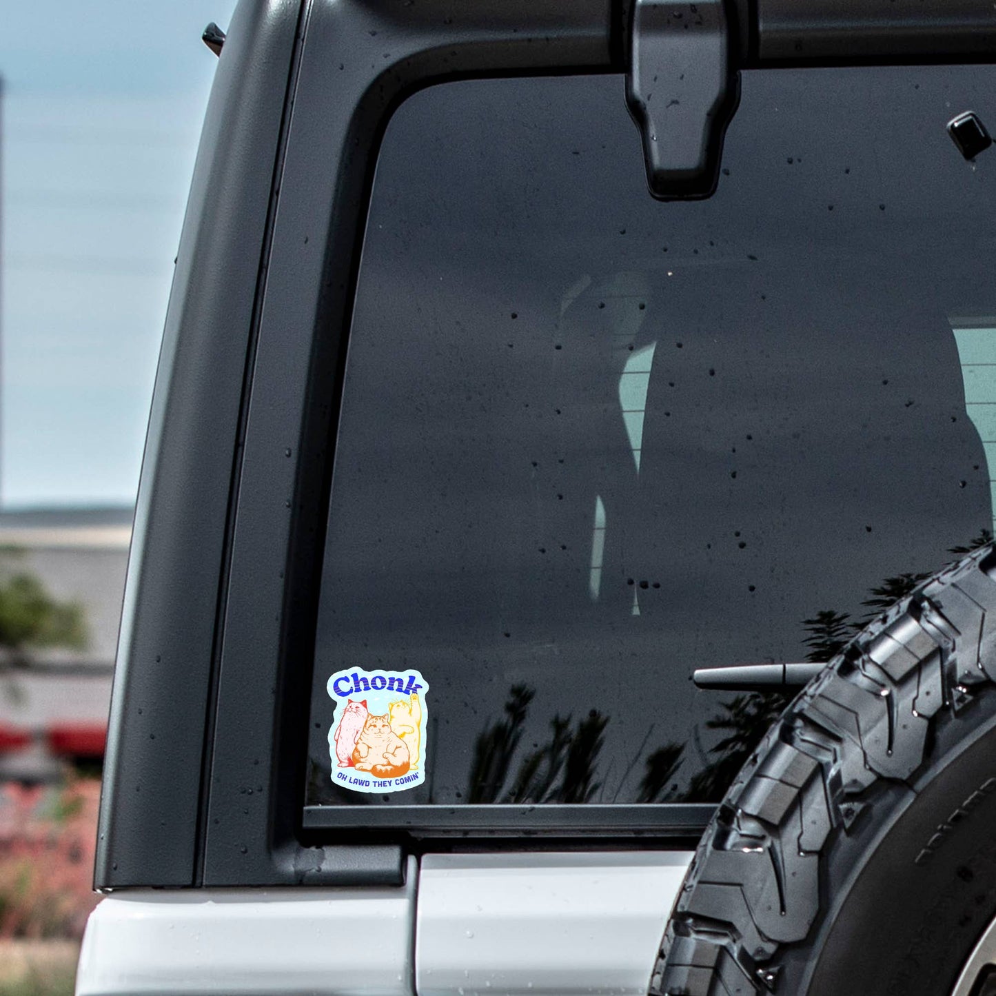 Chonky Kitty Cat Sticker