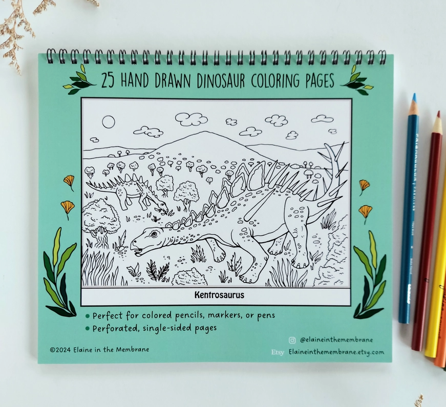 Dinosaur Coloring Book For Adults and Children|245