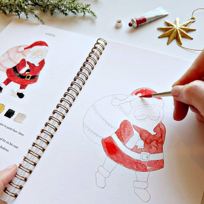 Christmas  Watercolor Workbook