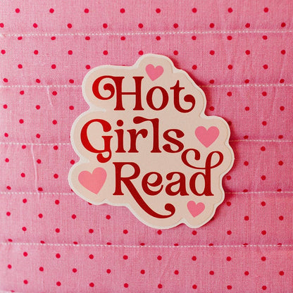 Hot Girls Read Vinyl Sticker
