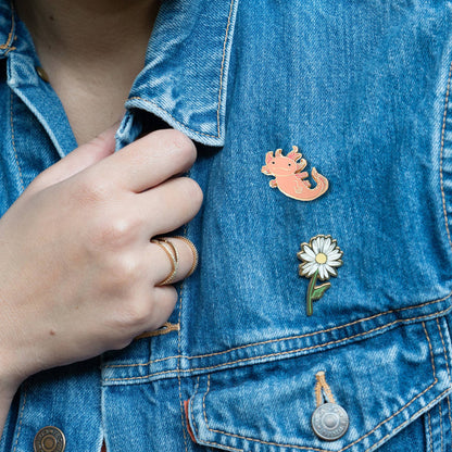 Axolotl Enamel Pin