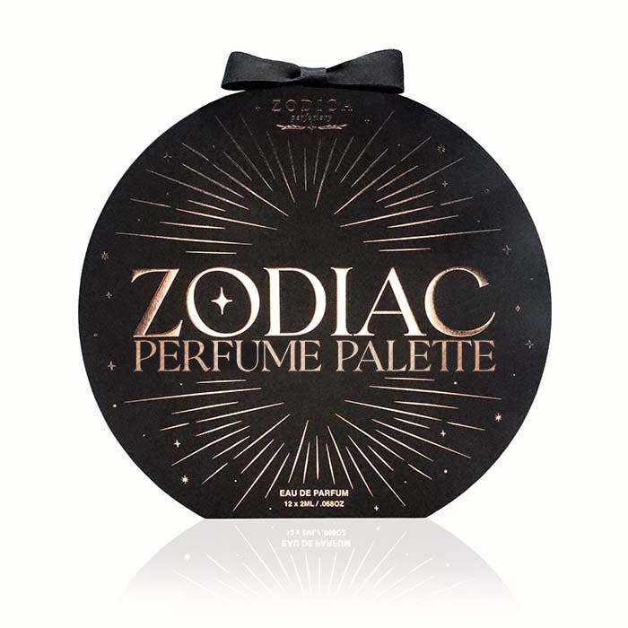 Zodiac Perfume Palette packaging on a white background