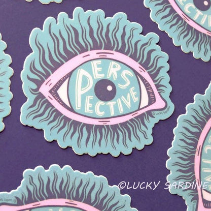Perspective Third Eye Vinyl Sticker