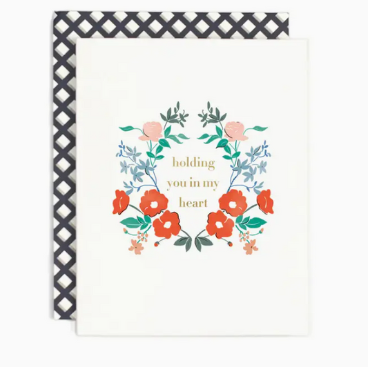 Holding You in My Heart Sympathy Card|250